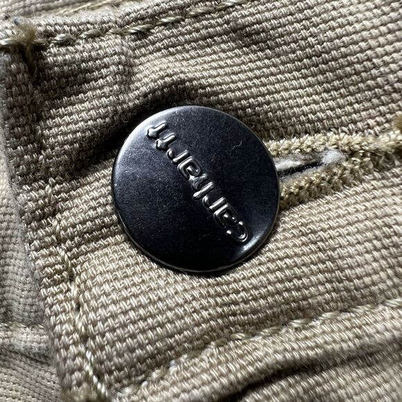 Carhartt Rugged Flex Canvas Pants Men’s 38x30 (Actual 37x29) Relaxed Workwear - Picture 4 of 14